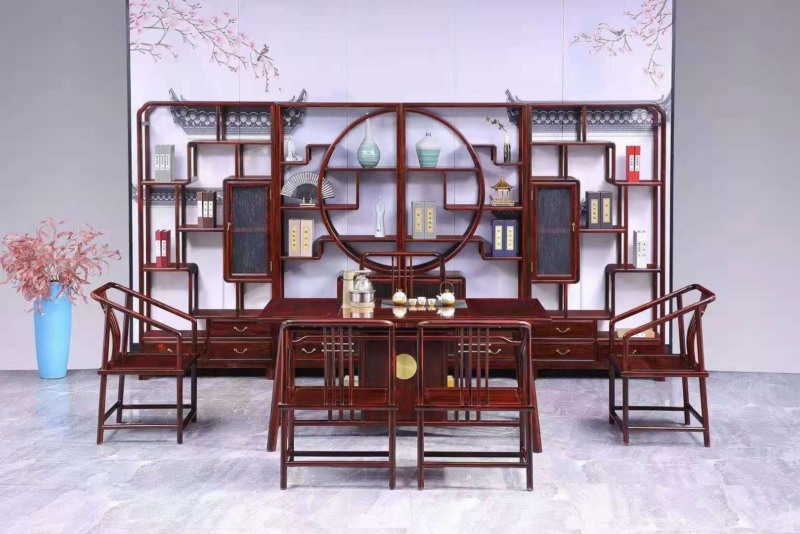 東陽(yáng)黑酸枝紅木家具賞析